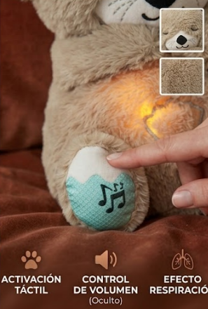 Peluche Nutria Respiración: Sueño Profundo